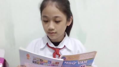 Học sinh trường THCS Phùng Chí Kiên hưởng ứng "Ngày sách và văn hóa đọc năm 2023"